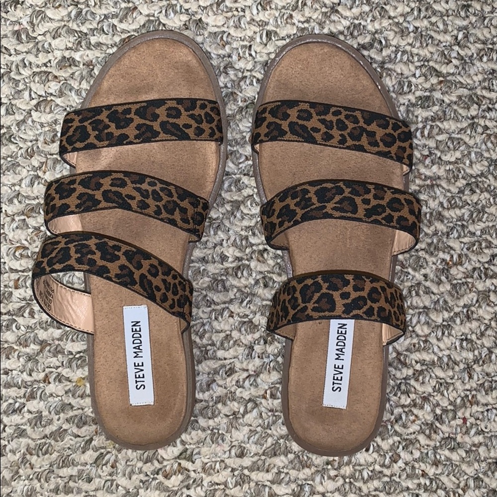 Steve Madden Leopard Print Sandal